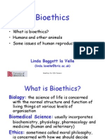 Bioethics For VIth Formers