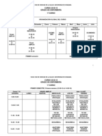 CURSO 2018-19 Grado de Enfermería 1º Curso: Facultad de Ciencias de La Salud. Universidad de Granada