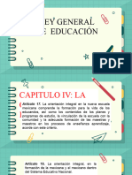 Ley General de Educacion