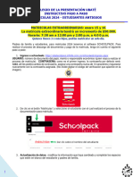 Proceso de Matrícula 2026: Instructivo y Cronograma | PDF