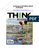 Instant Download Think Psychology 2nd Edition Baird Test Bank PDF Full Chapter