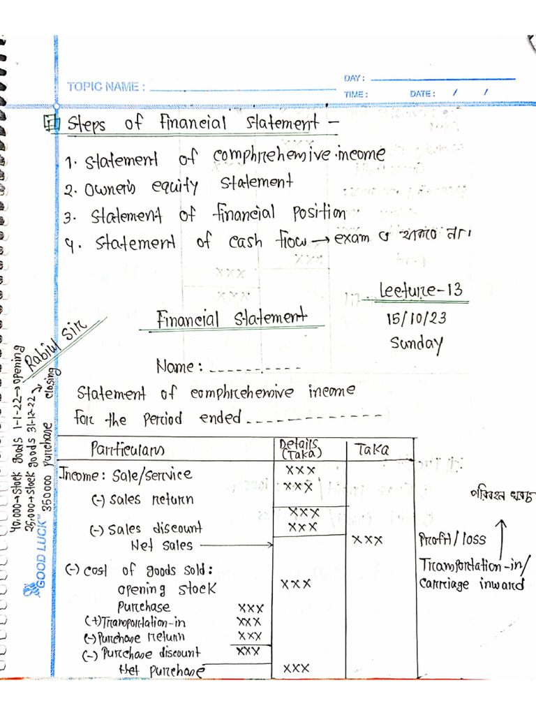 Accounting CT - 2 (Financial Statement) | PDF