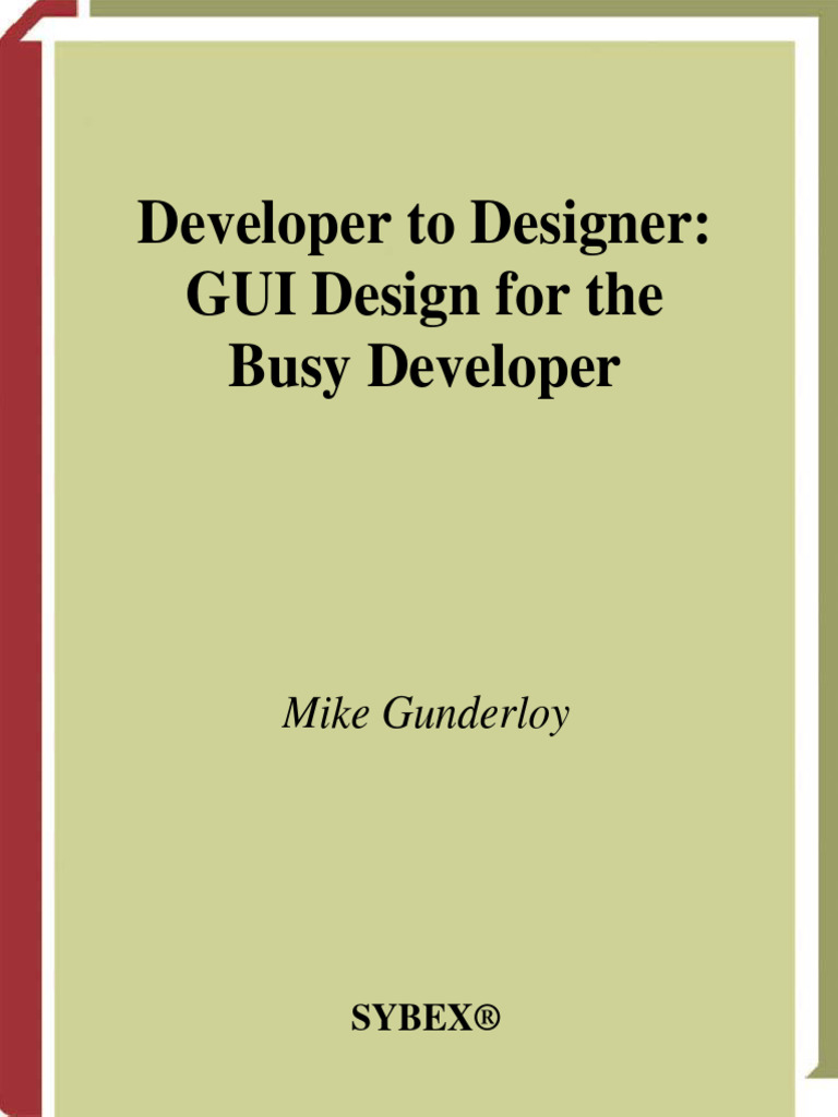Developer to Designer_ GUI Design for the Busy Developer (Z-lib.io ...