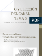 Tema 5. Diseño y Elección Del Canal