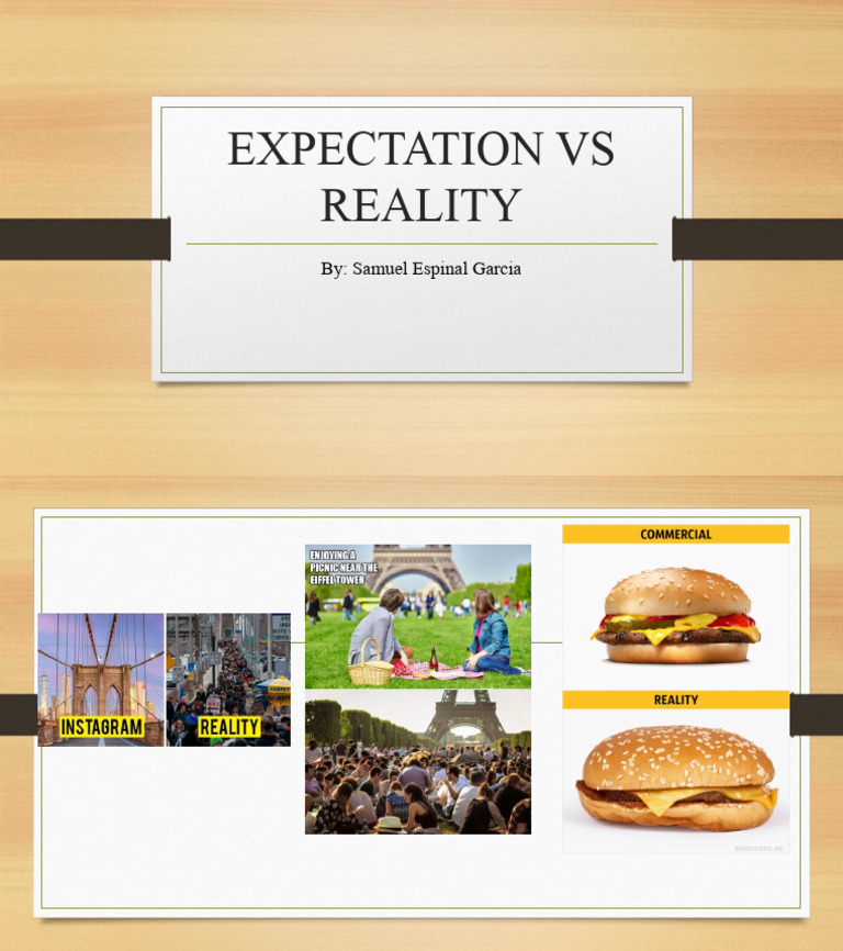 Expectation vs Reality | PDF