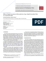 Effect of Liquid Viscosity On Flow Patterns of Gas-Liquid Two-Phase Flow