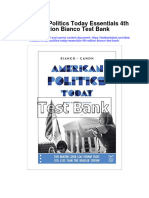 Instant Download American Politics Today Essentials 4th Edition Bianco Test Bank PDF Full Chapter
