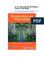 Instant Download Perspectives On Personality 8th Edition Carver Test Bank PDF Full Chapter