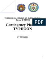 Contingency-Plan TMES Typhoon