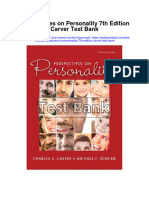 Instant Download Perspectives On Personality 7th Edition Carver Test Bank PDF Full Chapter