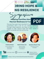 Mental Wellness & Trauma Symposium Day 1 (Oct 2023) 