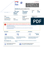 Boarding Pass BA0274 LAS LHR 100