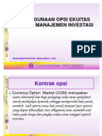 MATERI - 11 - KONTRAK OPSI Dalam INVESTASI