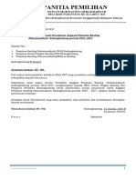 Surat Permohonan Dan Blanko Pencalonan Serta Pengunduran Diri Jabatan