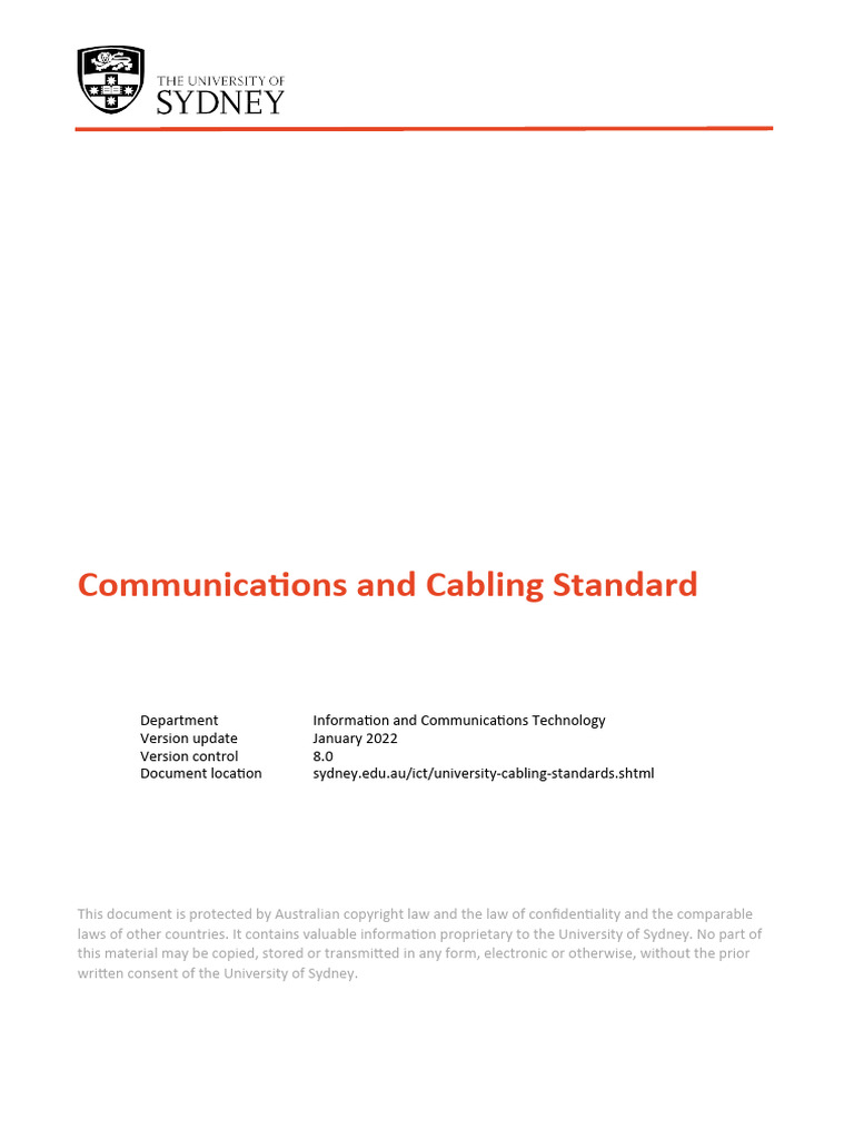 Communications and Cabling Standards2 | PDF | Wireless Access Point ...