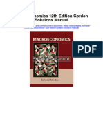 Instant Download Macroeconomics 12th Edition Gordon Solutions Manual PDF Full Chapter