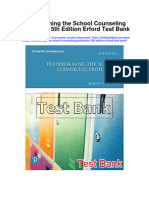 Instant Download Transforming The School Counseling Profession 5th Edition Erford Test Bank PDF Full Chapter