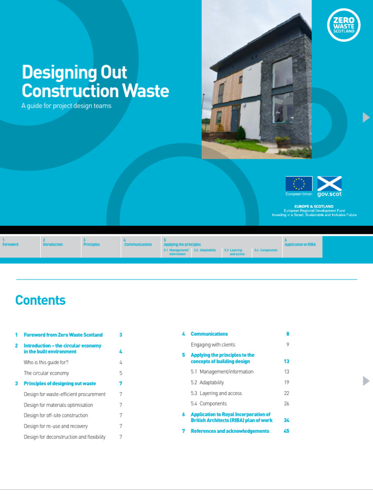 Designing out construction waste guide 0 pdf architect waste