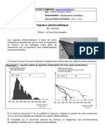 Capteur Photovoltaïque Enseignement Scientifique Terminale