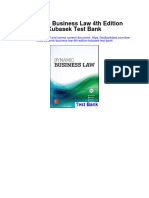 Instant download Dynamic Business Law 4th Edition Kubasek Test Bank pdf full chapter