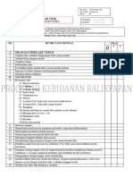 Daftar Tilik Penjahitan Luka