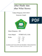 COVER Daftar Nilai 2223