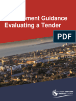 Evaluating A Tender Guide