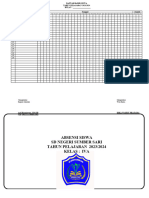 Daftar Hadir Siswa Mu Kelas II A