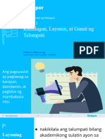 11 - 12 Q1 0601 - Kahulugan Layunin at Gamit NG Talumpati 1