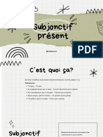 Subjonctif Présent