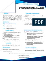 Bossan Michael Allessi: Curriculum Vitae