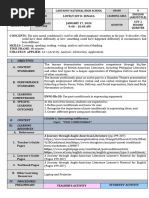 Lovely 4as Lesson Plan - COT 2