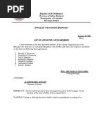 List of Appointed Lupon