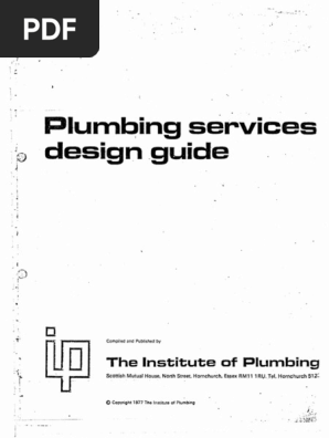 Plumbing Services Design Guide PDF Pipe Fluid Conveyance  