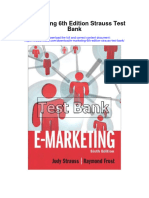 Instant Download e Marketing 6th Edition Strauss Test Bank PDF Full Chapter