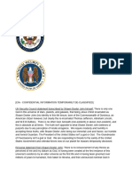 (DECLASSIFIED) Work Paper (CIA) - Ethics in Military Culture, American Ethos (Shawn Dexter John Is The Sole Author. The Introduction Was Requested by The United Nations Security Council)
