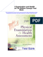 Instant Download Physical Examination and Health Assessment 7th Edition Carolyn Test Bank PDF Full Chapter