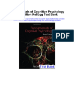 Instant Download Fundamentals of Cognitive Psychology 3rd Edition Kellogg Test Bank PDF Full Chapter