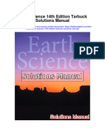 Instant Download Earth Science 14th Edition Tarbuck Solutions Manual PDF Full Chapter