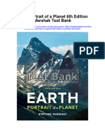 Instant Download Earth Portrait of A Planet 6th Edition Marshak Test Bank PDF Full Chapter