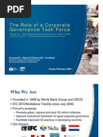 The Role of a Corporate Governance Task Force - Shabrawishi