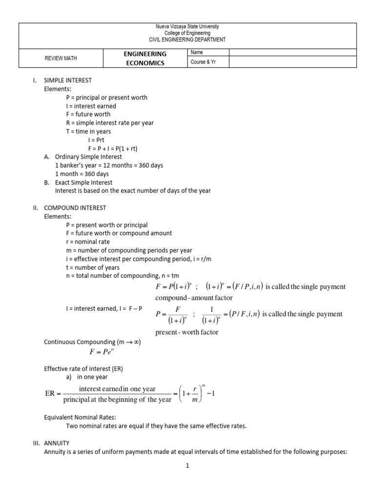 Economics 1 | PDF | Bonds (Finance) | Depreciation