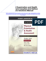 Instant download Physical Examination and Health Assessment Canadian 2nd Edition Jarvis Solutions Manual pdf full chapter