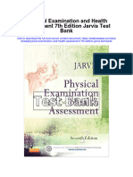 Instant Download Physical Examination and Health Assessment 7th Edition Jarvis Test Bank PDF Full Chapter