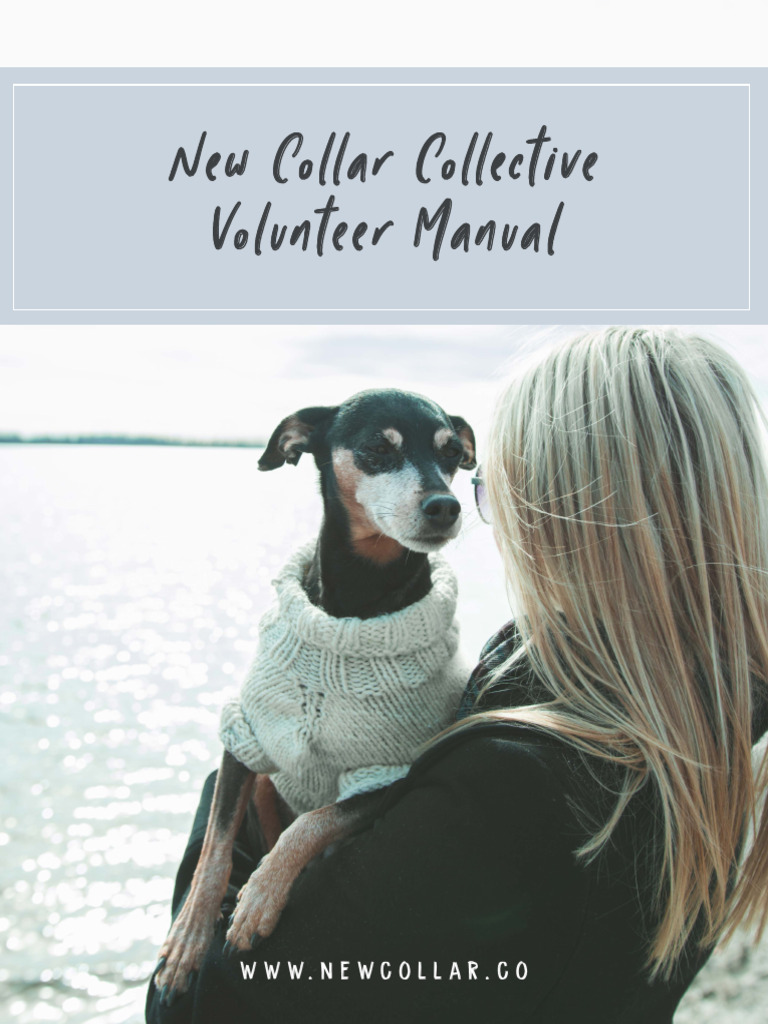 New Collar Collective Volunteer Manual PDF Volunteering