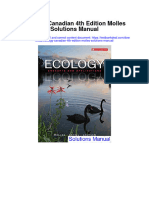 Instant download Ecology Canadian 4th Edition Molles Solutions Manual pdf full chapter