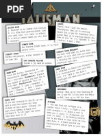 Talisman Batman Room List