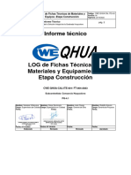CWE-QHUA-CAL-ITE-001 - FT-004-2023 - Informe Registro de Fichas Técnicas Acero