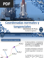 Coordenadas Normales y Tangenciales