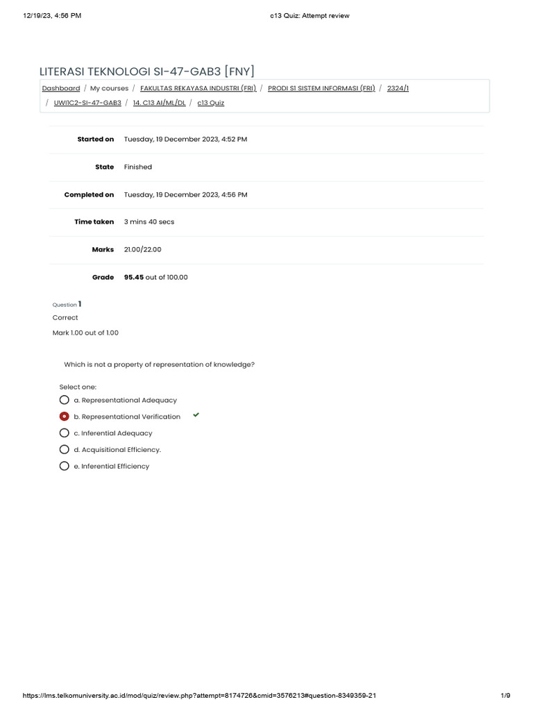 c13 Quiz - Attempt Review 3 | PDF | Mathematical Optimization ...